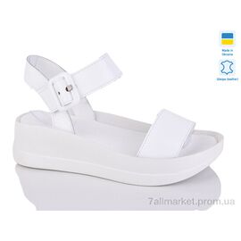 Фотография Босоножки женские летние Лето 1721 біл.к. (6 пар р.37-41) "Sali" недорого оптом от прямого поставщика