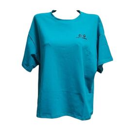 Фотография Футболка женская 3499 blue р.44-52 "WHITE" недорого оптом от прямого поставщика