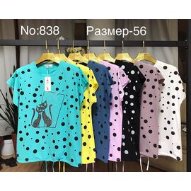 футболка жіноча LO838 mix р.56 "Annet" недорого оптом від прямого постачальника