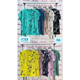 футболка жіноча LO715 mix р.56 "Annet" недорого оптом від прямого постачальника