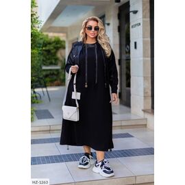 Костюм двійка жіночий великі розміри р.46-48;50-52;54-56;58-60 "VLADA" купити недорого від прямого постачальника