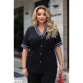 Костюм двійка жіночий великі розміри р.46-48;50-52;54-56;58-60;62-64 (2кол.) "VLADA" купити недорого від прямого постачальника