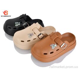 Крокси жіночі літні Літо B7690 mix (12 пар р.36-41) "SCARRHETT" недорого оптом від прямого постачальника