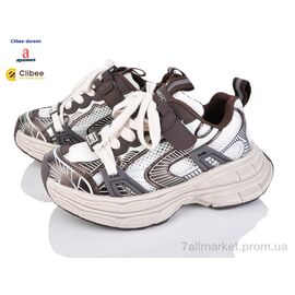 Кросівки дитячі модні Літо A512 brown (7 пар р.31-37) "Clibee-Doremi" недорого оптом від прямого постачальника
