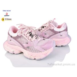 Кросівки дитячі модні Літо A2760 pink (7 пар р.31-37) "Clibee-Doremi" недорого оптом від прямого постачальника