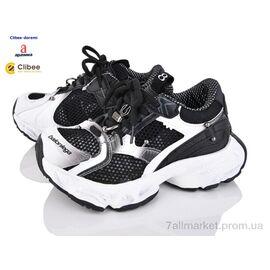Кросівки дитячі модні Літо А2760 black (7 пар р.31-37) "Clibee-Doremi" недорого оптом від прямого постачальника