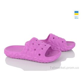 Шльопанці жіночі полегшені Літо Крок С105 фуксія (6 пар р.36-41) "Vladimir" недорого оптом від прямого постачальника