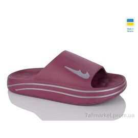 Фотография Шлепки женские облегченные Лето Роксол Ж513B бордо (8 пар р.37-40) "Progress" недорого оптом от прямого поставщика