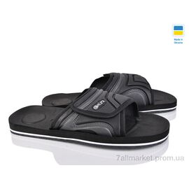 Шльопанці чоловічі пляжні Літо S03 чорний (8 пар р.40-45) "Golden Lion" недорого оптом від прямого постачальника