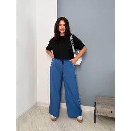 Штани спортивні жіночі 1107 blue р.42-52 "FEMZONE" недорого оптом від прямого постачальника