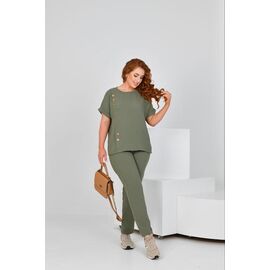 Фотография Костюм женский 1525 khaki р.50-56 "Iren Veles" недорого оптом от прямого поставщика