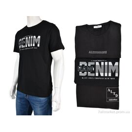 Фотография Футболка мужская Лето 10229-1 black mix (4 шт. р.сетка S-XL) "Obuvok" недорого оптом от прямого поставщика