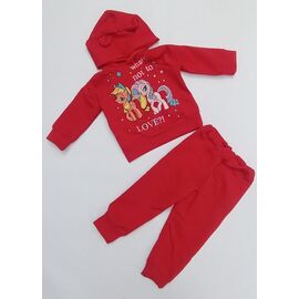 Фотография Костюм детский спортивный на девочку ML122 red р.74-110 "Meloria" недорого оптом от прямого поставщика