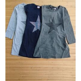 Туніка дитяча на дівчинку ML91 navy р.128-152 "Meloria" недорого оптом від прямого постачальника