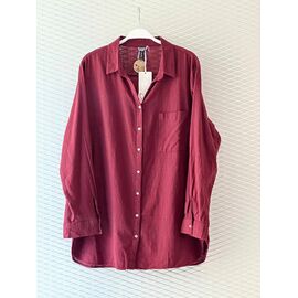 Фотография Рубашка женская 8294 wine р.52-58 "SHEPARIS" недорого оптом от прямого поставщика