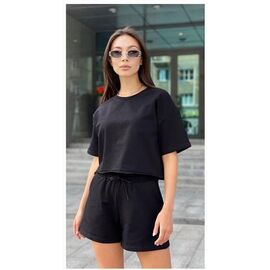 Фотография Костюм женский 1249 black р.S-XL "VICTORY" недорого оптом от прямого поставщика