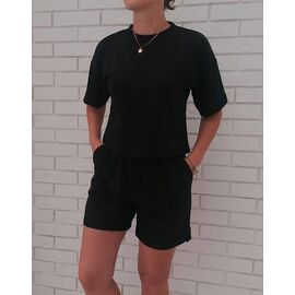 Фотография Костюм женский 1249-1 black р.S-XL "VICTORY" недорого оптом от прямого поставщика