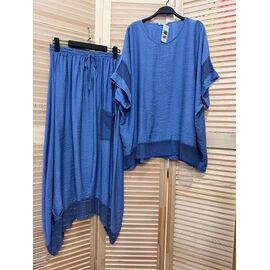 Фотография Костюм женский E178 blue р.52-62 "Emsweekis" недорого оптом от прямого поставщика