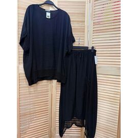 Фотография Костюм женский E179 black р.52-62 "Emsweekis" недорого оптом от прямого поставщика