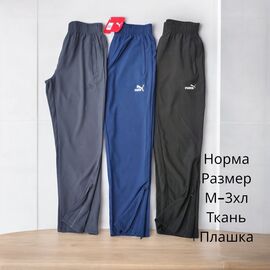 Фотография Штаны спортивные мужские H190 grey р.M-3XL "Hai" недорого оптом от прямого поставщика