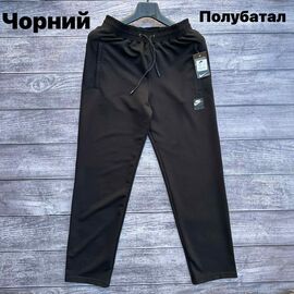 Фотография Штаны спортивные мужские H218 black р.2XL-6XL "Hai" недорого оптом от прямого поставщика