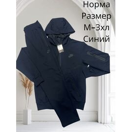 Фотография Костюм спортивный мужской H239 navy р.M-3XL "Hai" недорого оптом от прямого поставщика