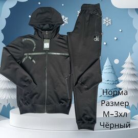 Фотография Костюм спортивный мужской H243 black р.M-3XL "Hai" недорого оптом от прямого поставщика