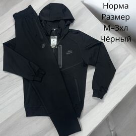 Фотография Костюм спортивный мужской H245 black р.M-3XL "Hai" недорого оптом от прямого поставщика