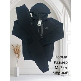 Фотография Костюм спортивный мужской H258 black р.M-3XL "Hai" недорого оптом от прямого поставщика