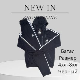 Фотография Костюм спортивный мужской H267 black р.4XL-8XL "Hai" недорого оптом от прямого поставщика