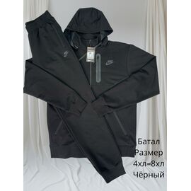 Фотография Костюм спортивный мужской H274 black р.4XL-8XL "Hai" недорого оптом от прямого поставщика