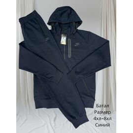 Фотография Костюм спортивный мужской H275 navy р.4XL-8XL "Hai" недорого оптом от прямого поставщика