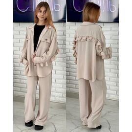 Фотография Костюм детский на девочку KR115 l.beige р.32-42 "Karolina" недорого оптом от прямого поставщика