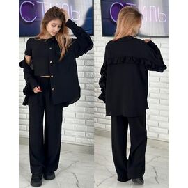 Фотография Костюм детский на девочку KR116 black р.32-42 "Karolina" недорого оптом от прямого поставщика