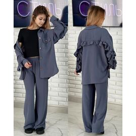 Фотография Костюм детский на девочку KR117 navy р.32-42 "Karolina" недорого оптом от прямого поставщика