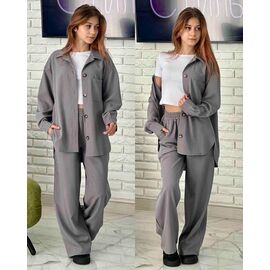 Фотография Костюм детский на девочку KR22 grey р.34-42 "Karolina" недорого оптом от прямого поставщика