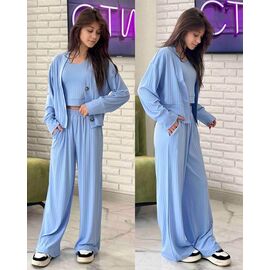 Фотография Костюм детский на девочку KR74 l.blue р.34-42 "Karolina" недорого оптом от прямого поставщика