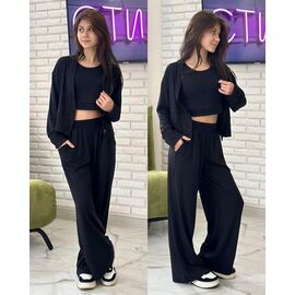 Фотография Костюм детский на девочку KR76 black р.34-42 "Karolina" недорого оптом от прямого поставщика