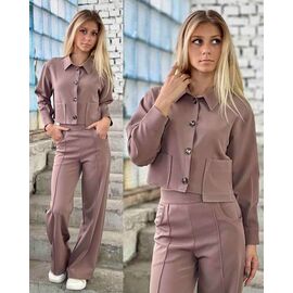 Фотография Костюм детский на девочку KR91 brown р.32-42 "Karolina" недорого оптом от прямого поставщика