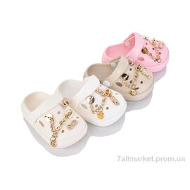 Фотография Кроксы детские летние Лето 10619 mix (12 пар р.18-23) "Deshman" недорого оптом от прямого поставщика