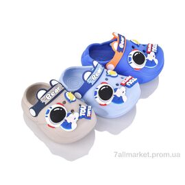 Фотография Кроксы детские летние Лето 12619 mix (12 пар р.18-23) "Deshman" недорого оптом от прямого поставщика