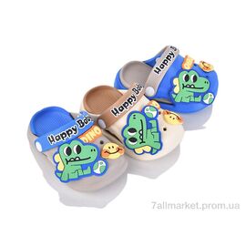 Фотография Кроксы детские летние Лето 16619 mix (12 пар р.18-23) "Deshman" недорого оптом от прямого поставщика