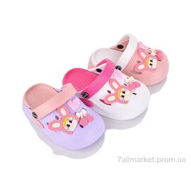 Фотография Кроксы детские летние Лето 21519 mix (12 пар р.24-29) "Deshman" недорого оптом от прямого поставщика