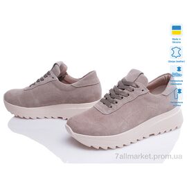Фотография Кроссовки женские модные Весна/осень Paradize 223-CR-1316 бежевий-d (6 пар р.36-40) "Prime-Opt" недорого оптом от прямого поставщика