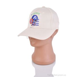 Кепка дитяча Літо 6002-3 beige (5 шт. р.сітка48-50) "KUINH" недорого оптом від прямого постачальника