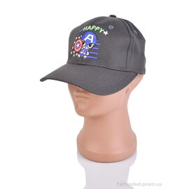 Кепка дитяча Літо 6002-6 grey (5 шт. р.сітка48-50) "KUINH" недорого оптом від прямого постачальника