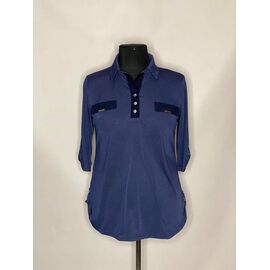 Блузка жіноча K43 navy р.50-60 "Kirgiz" недорого оптом від прямого постачальника