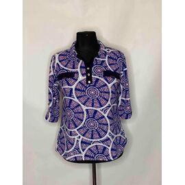 Блузка жіноча K57 blue р.50-60 "Kirgiz" недорого оптом від прямого постачальника