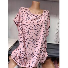 футболка жіноча 541-1 pink р.60-64 "Galina" недорого оптом від прямого постачальника