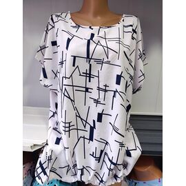 футболка жіноча 541-2 white р.60-64 "Galina" недорого оптом від прямого постачальника